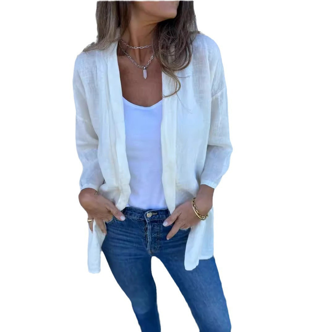 Ladies Lightweight and Airy Summer Jacket Chic and Style