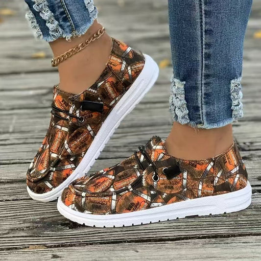 Baskets pour femmes avec motif football Chic und Stil