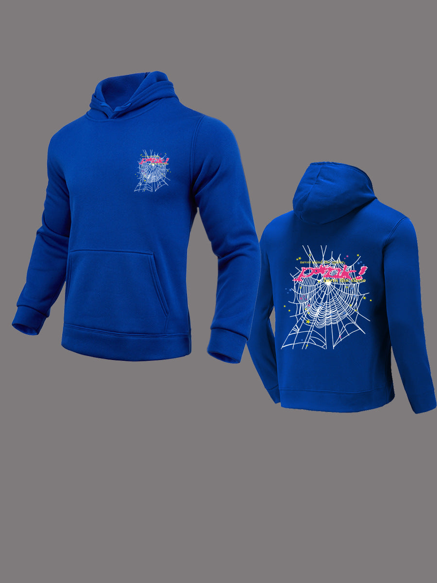 Homme pull à capuche décontracté avec design graphique innovant Chic und Stil