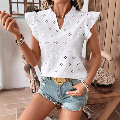 Chemisier en dentelle brodé pour femmes Chic und Stil