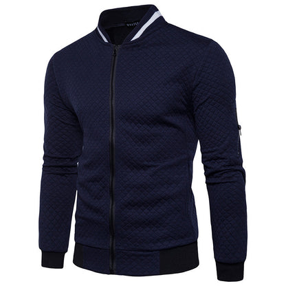 Veste matelassée élégante pour homme avec fermeture éclair intégrale et design structuré Chic und Stil