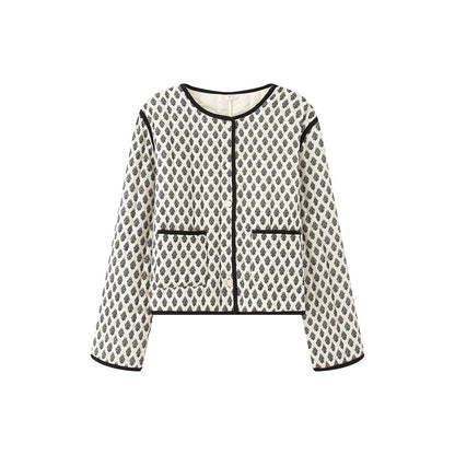 Dames Blazer élégant avec motif floral Chic und Stil