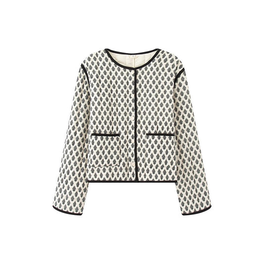 Dames Blazer élégant avec motif floral Chic und Stil