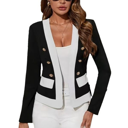 Blazer féminin tendance avec des détails de boutons raffinés Chic und Stil