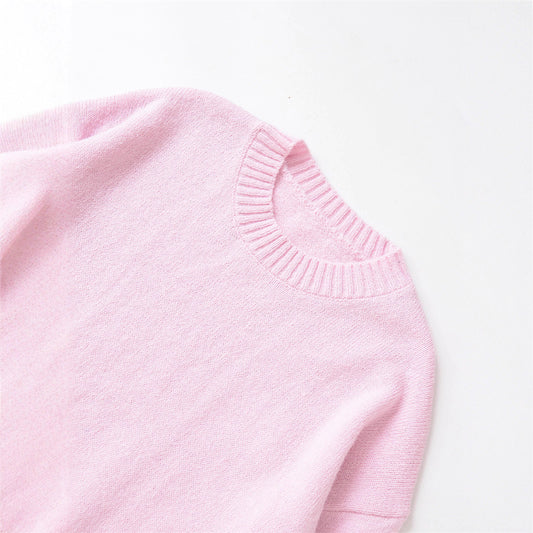 Pull oversized confortable pour femmes avec col rond et larges poignets Chic und Stil