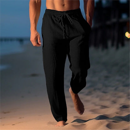 Breathable beach pants for men with adjustable belt Chic and Style