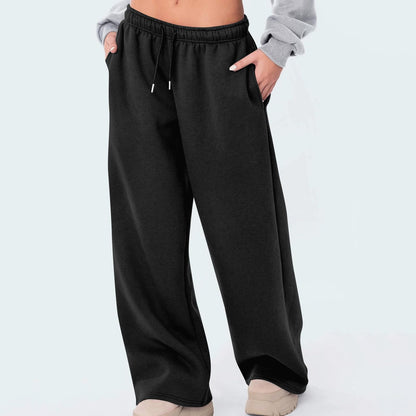 Loose leisure pants for women with elastic waist and pockets Chic and Style