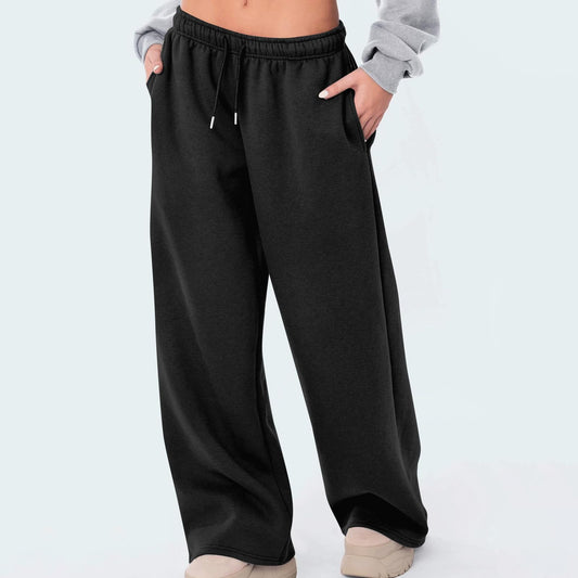 Loose leisure pants for women with elastic waist and pockets Chic and Style