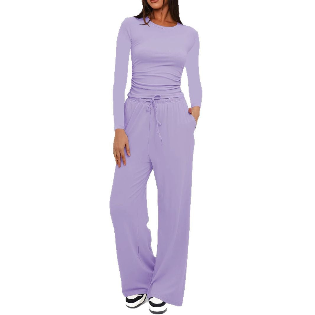 Costume de lounge confortable pour femmes avec un pantalon large Chic und Stil