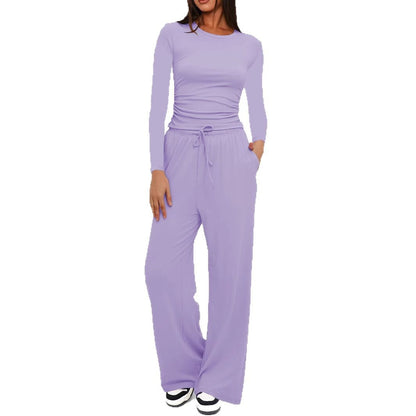 Costume de lounge confortable pour femmes avec un pantalon large Chic und Stil