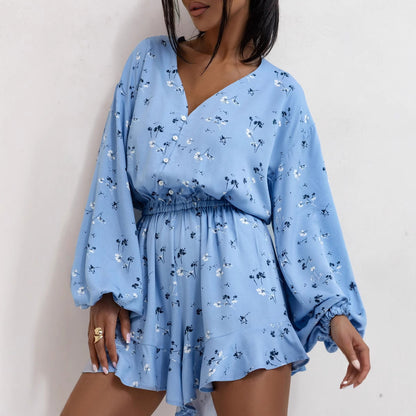 Robe blouse femme à motif floral Chic und Stil