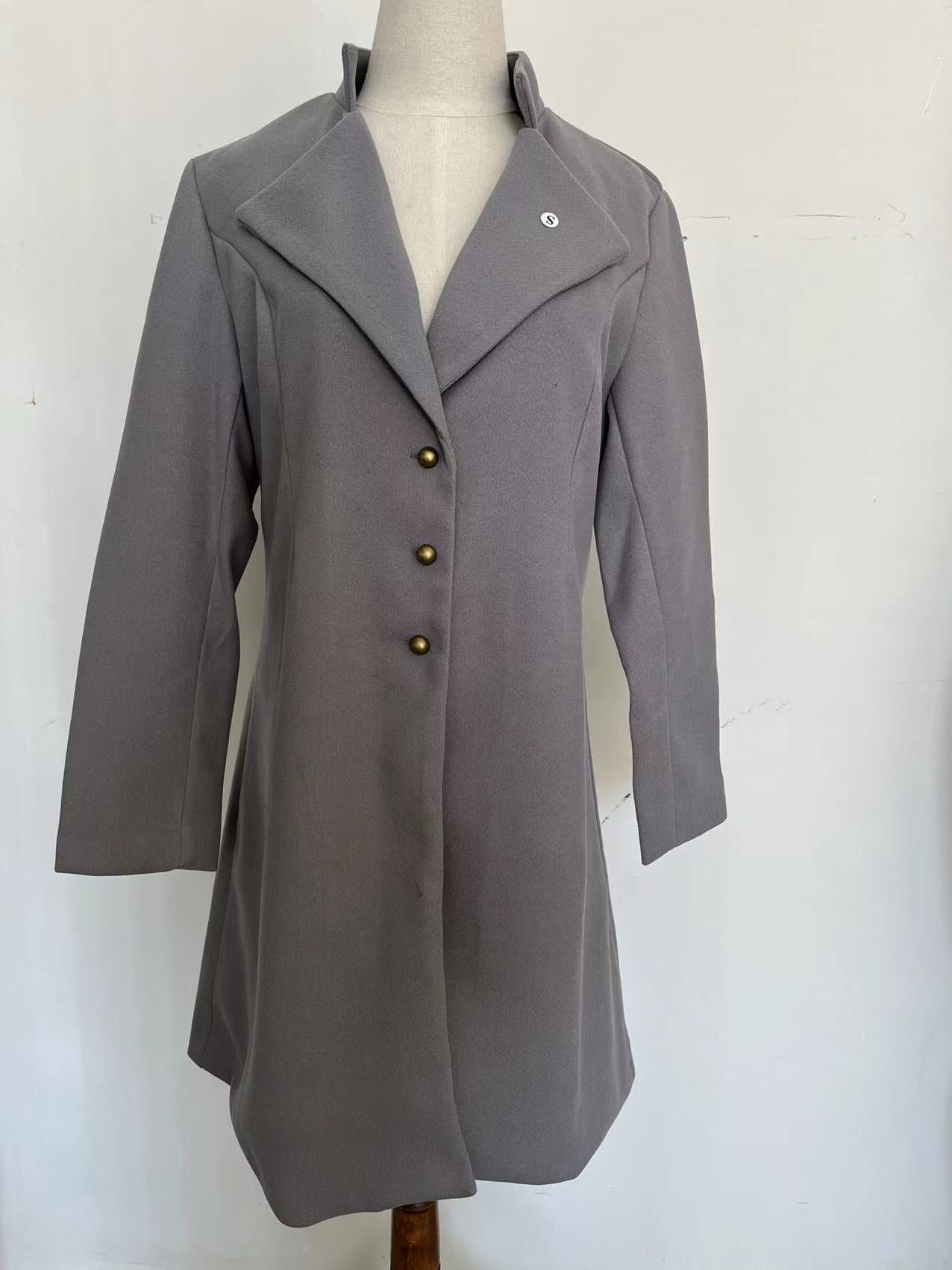 Women elegant asymmetrical transition coat Chic und Stil