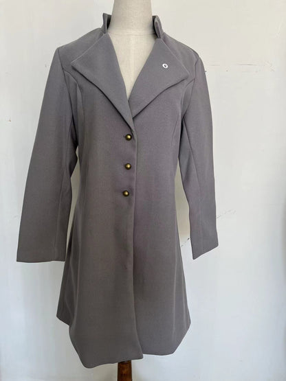 Women elegant asymmetrical transition coat Chic und Stil