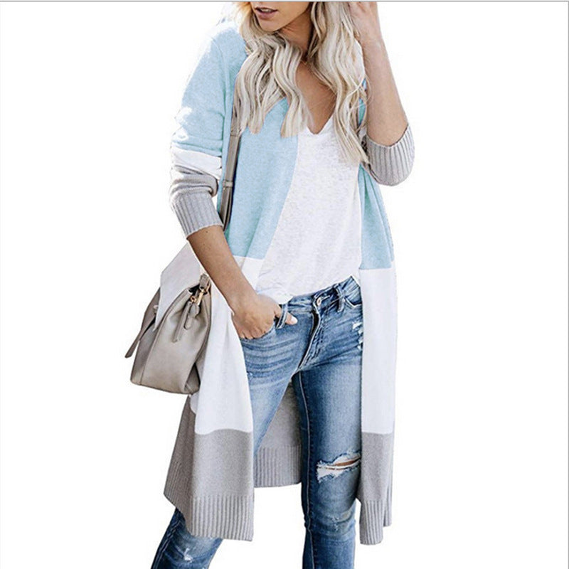 Cardigan surdimensionné en coloris blocs pour femmes Chic und Stil