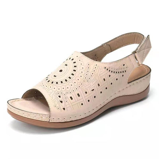 Sandales Confortables pour Femmes avec Design de Sangle Élastique et Semelle Anatomique Chic und Stil