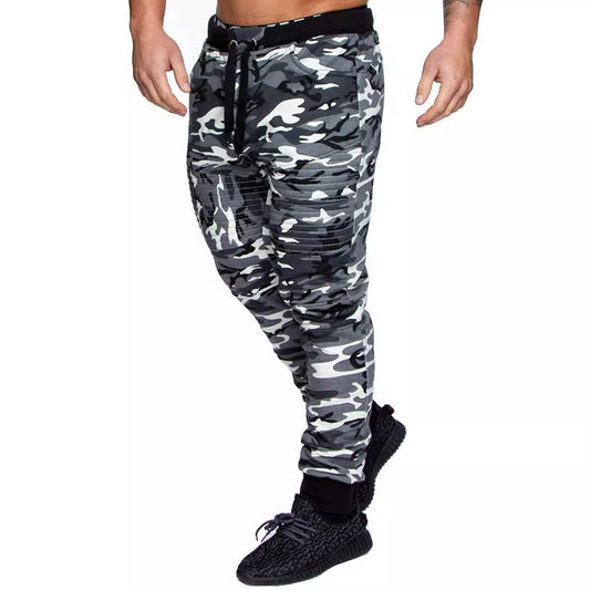 Stylish sports pants for men with structured inserts Chic und Stil