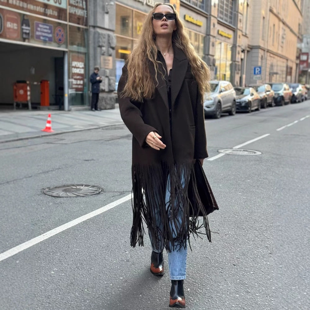 Chemise pour femmes avec franges Chic und Stil