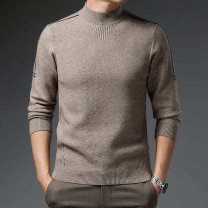 Pullover for men with elegant high collar Chic and Style