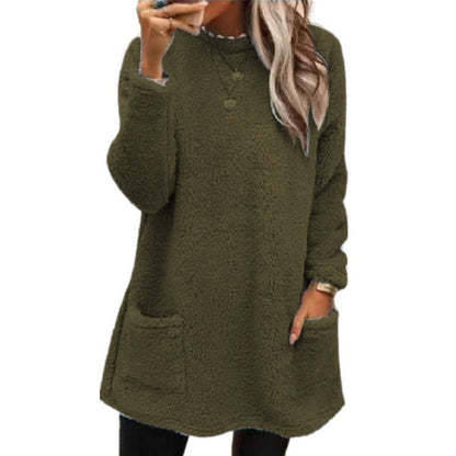 Pull en fleece confortable pour femmes avec coupe ample et poches pratiques Chic und Stil