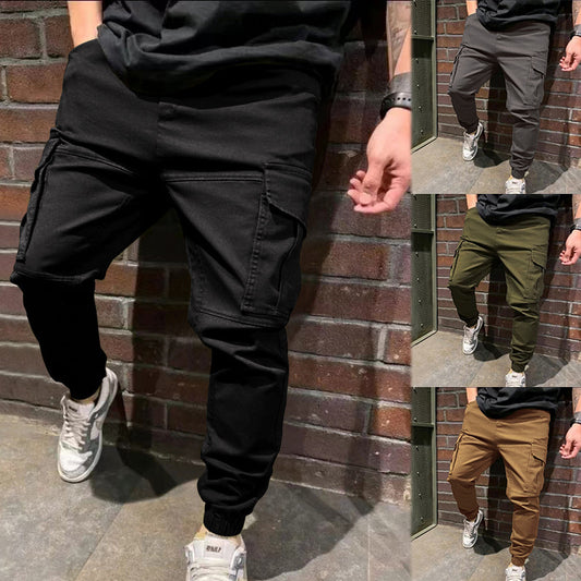 Pantalon cargo décontracté pour hommes avec poches pratiques et coupe sportive Chic und Stil