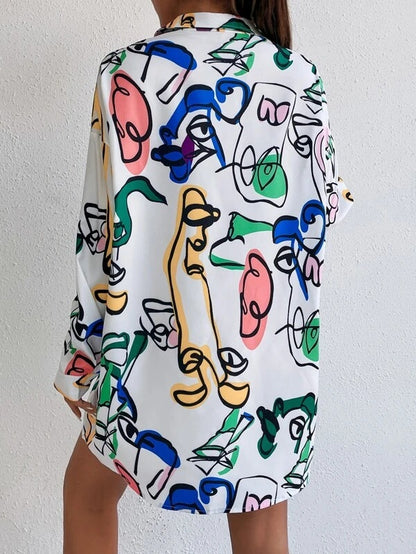 Robe chemisier pour femmes dans un design artistique moderne Chic und Stil