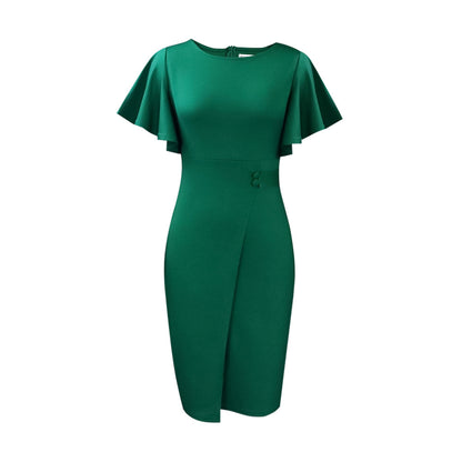 Robes élégantes pour dames avec des manches à volants et une silhouette cintrée Chic und Stil