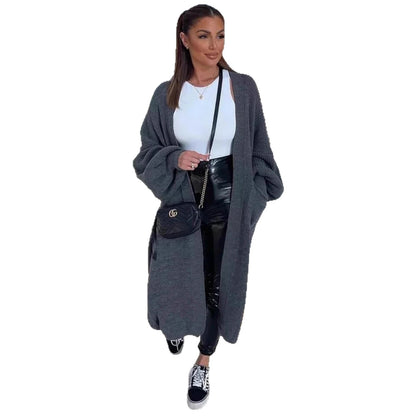 Cardigan en grosse maille pour femmes au style oversized décontracté avec poches pratiques Chic und Still