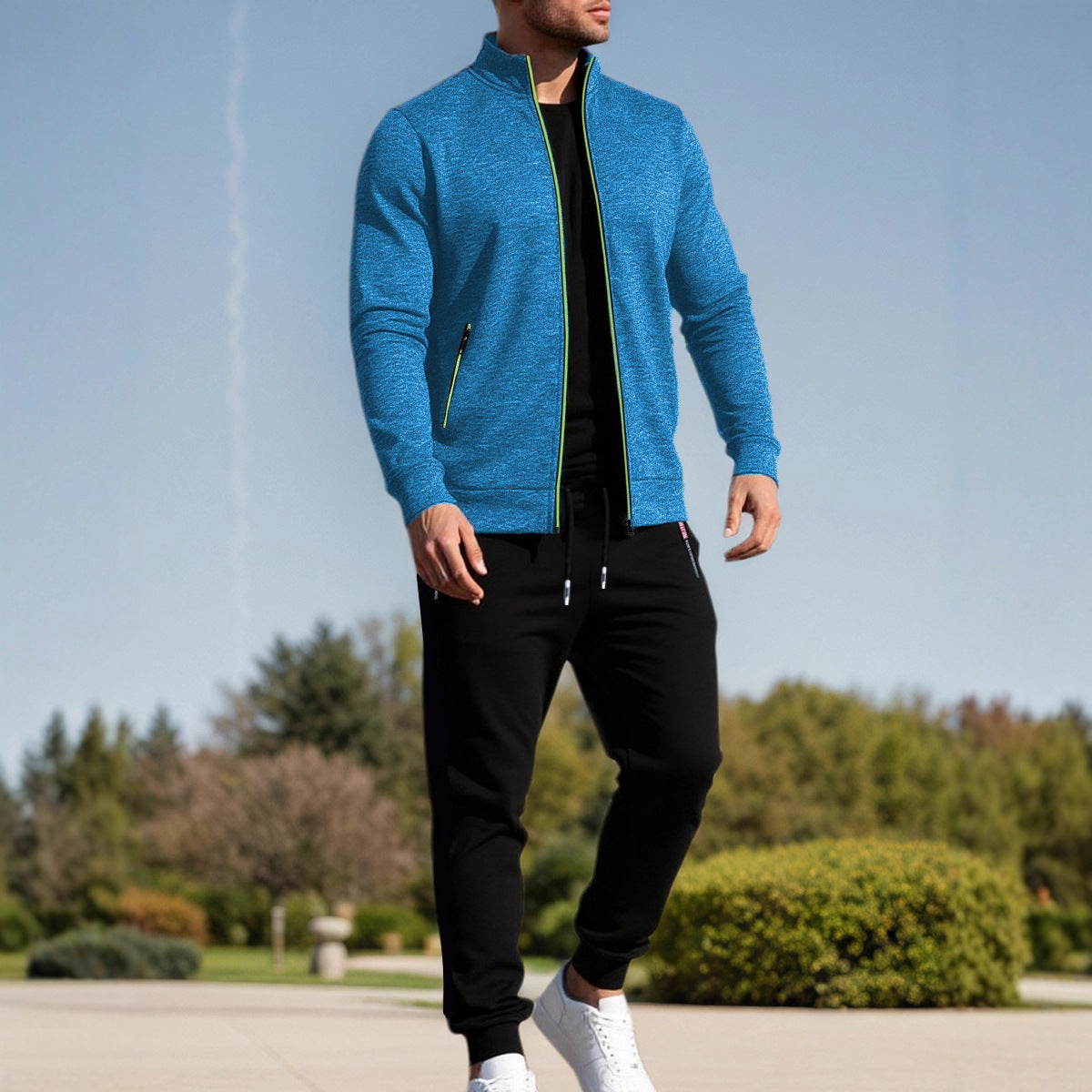 Veste de sport pour hommes en matériaux hautement élastiques et à coupe confortable Chic und Stil
