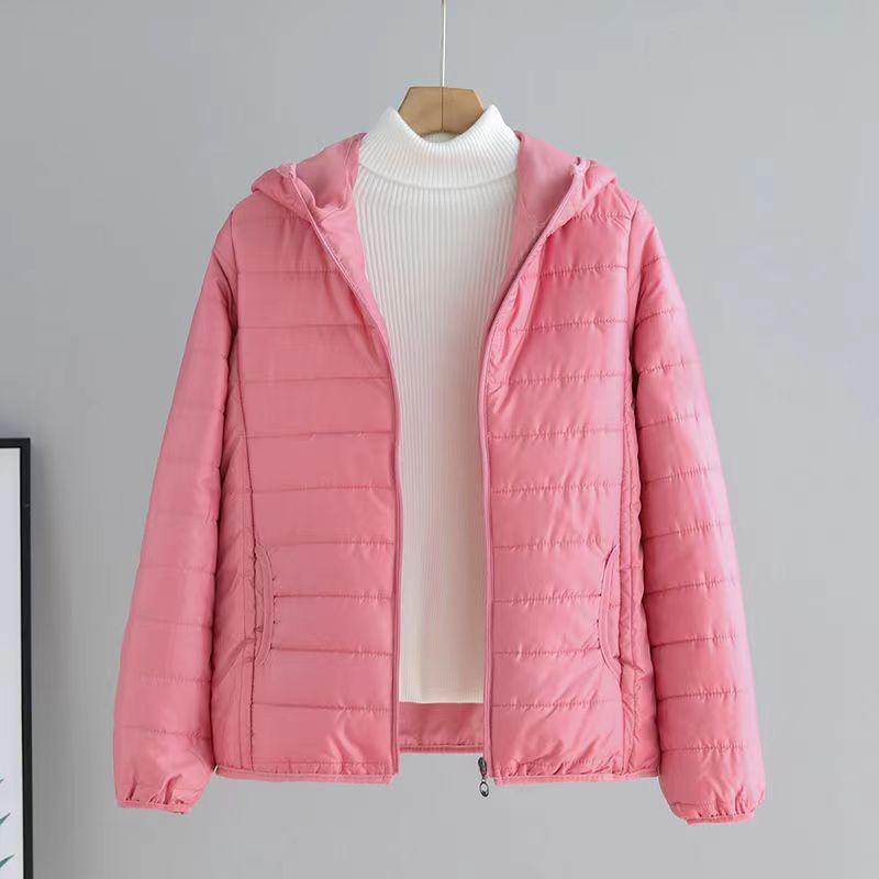 Dames blouson de transition matelassé avec capuche et coupe moderne Chic und Stil