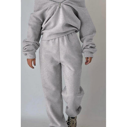 Pull over zippé décontracté pour femmes avec col montant Chic und Stil