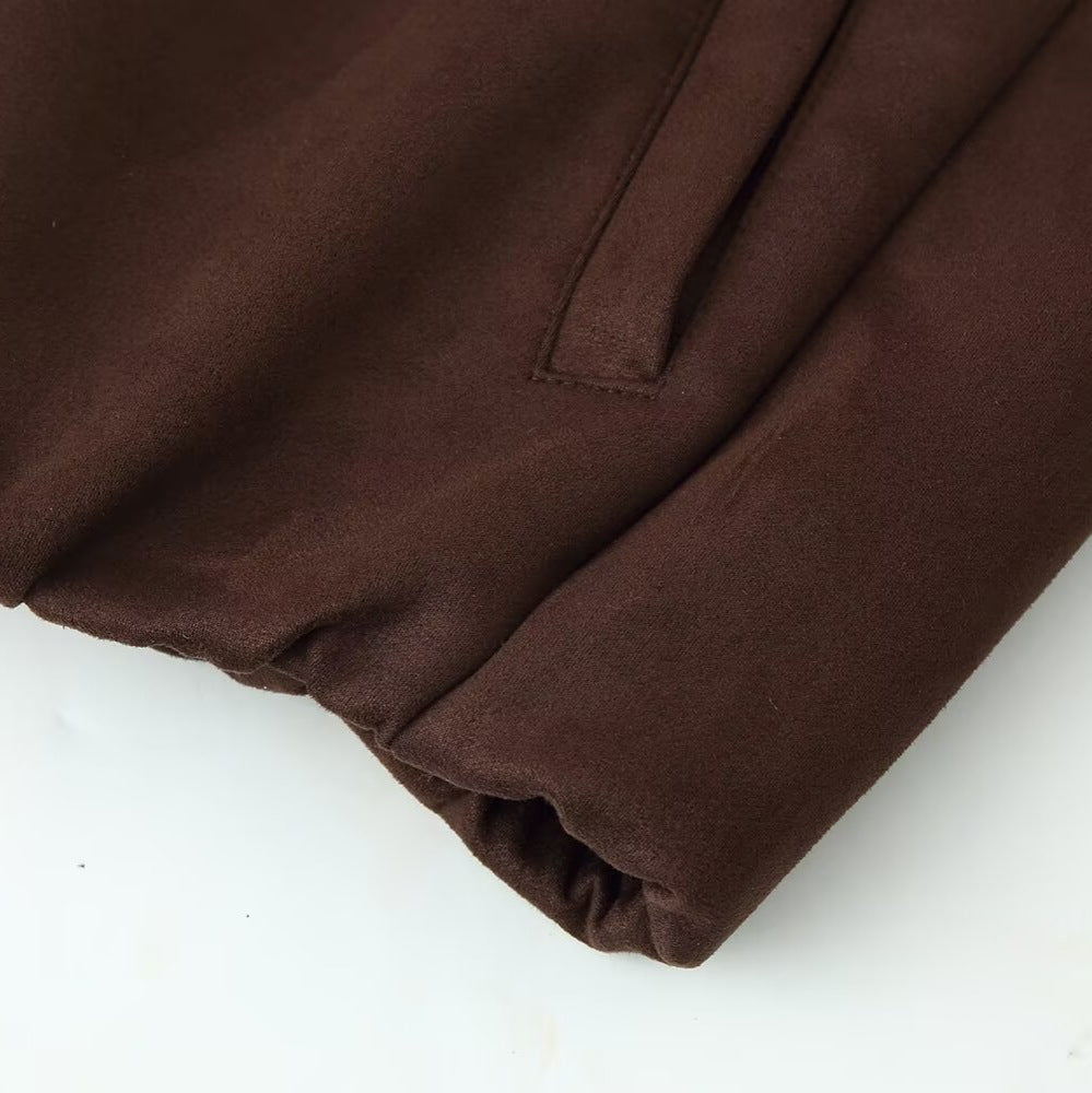 Dames élégante veste matelassée à col montant Chic und Stil