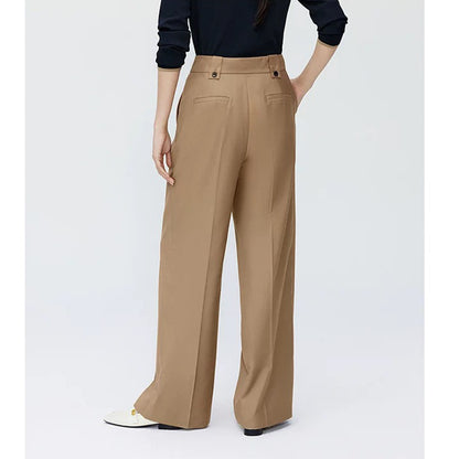 Pantalons larges taille haute pour femmes Chic und Stil