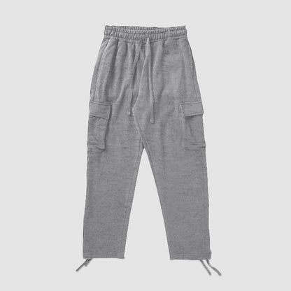 Pantalon cargo pour hommes avec taille élastique et poches fonctionnelles Chic und Stil