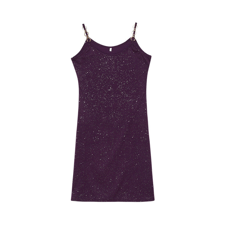 Robe nuisette brillante pour femmes Chic und Stil