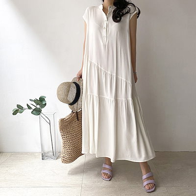 Robe midi à boutons pour femmes Chic und Stil