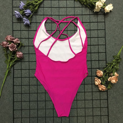 Maillot de bain de sport pour dames avec dos croisé Chic und Stil