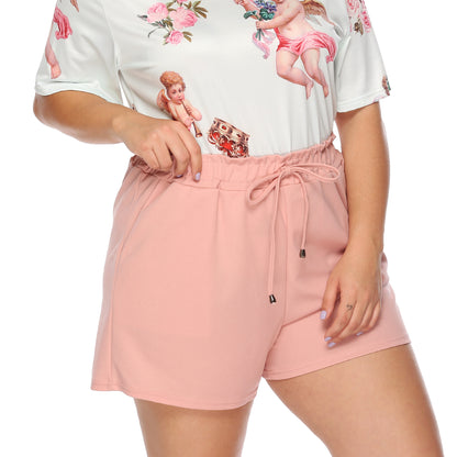 Ensemble haut décontracté à imprimé floral et shorts pour femmes Chic und Stil
