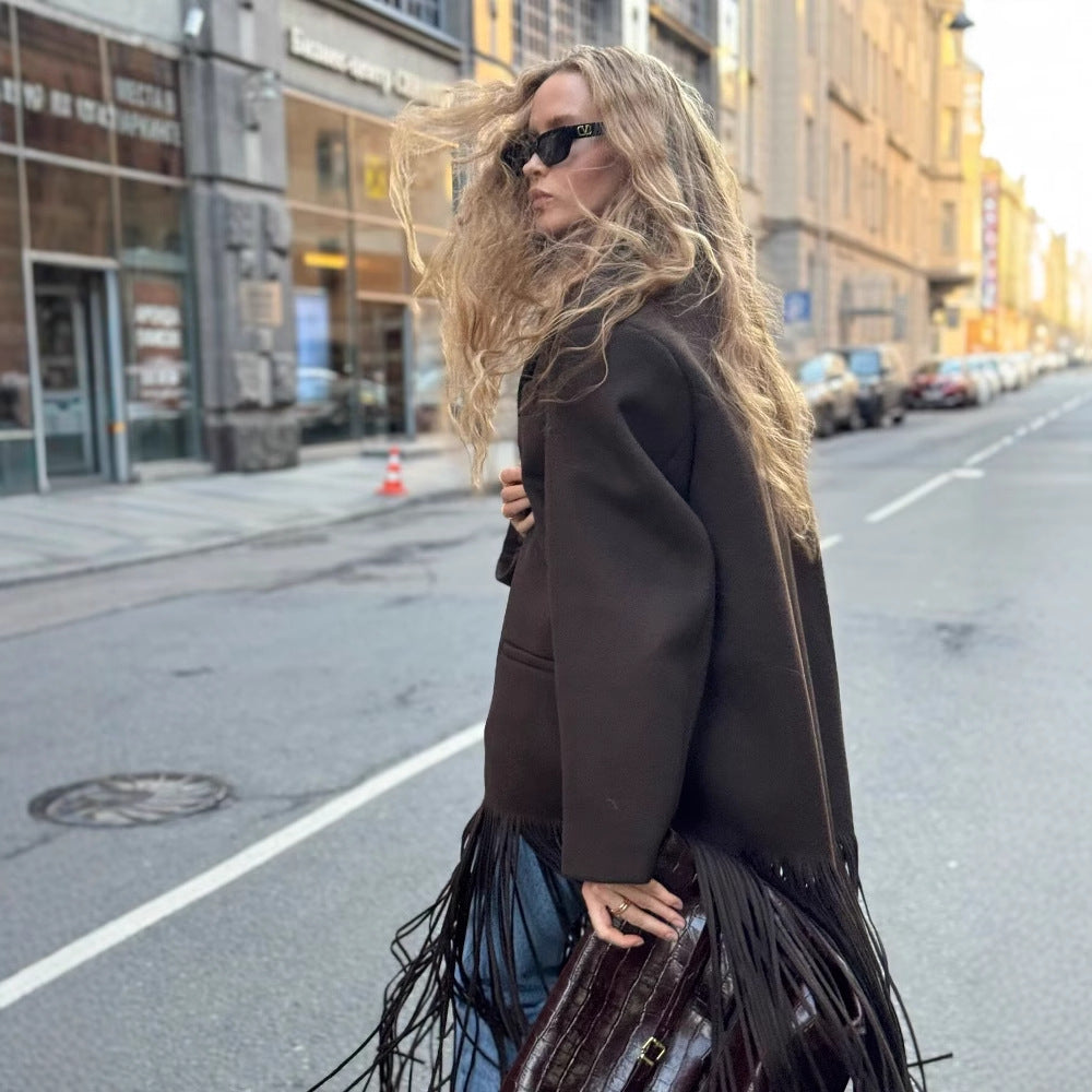 Chemise pour femmes avec franges Chic und Stil