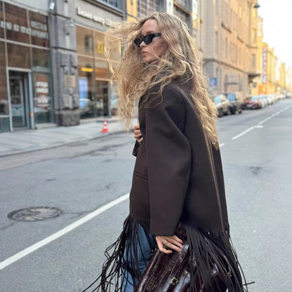 Chemise pour femmes avec franges Chic und Stil