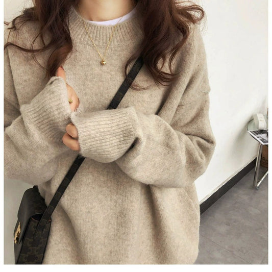 Femme pull oversized confortable Chic und Stil