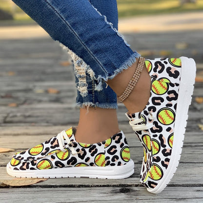 Baskets pour femmes avec design de baseball créatif Chic und Stil