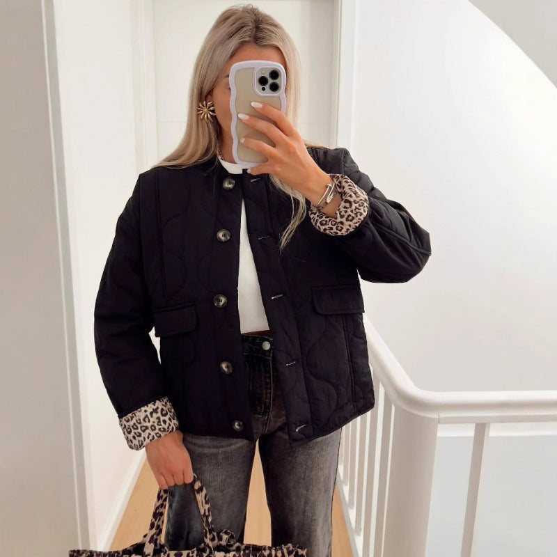 Dames doudoune avec poches pratiques et fermeture à boutons décorative Chic und Stil