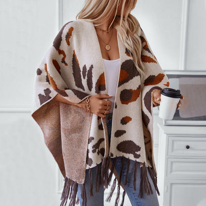 Women's soft scarf with fringe design Chic and Style