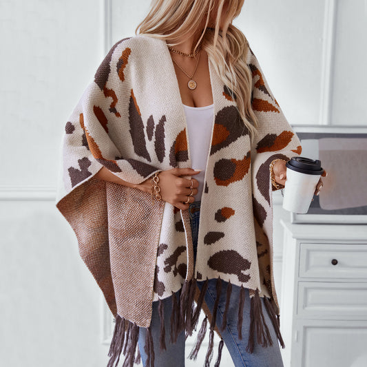 Women's soft scarf with fringe design Chic and Style