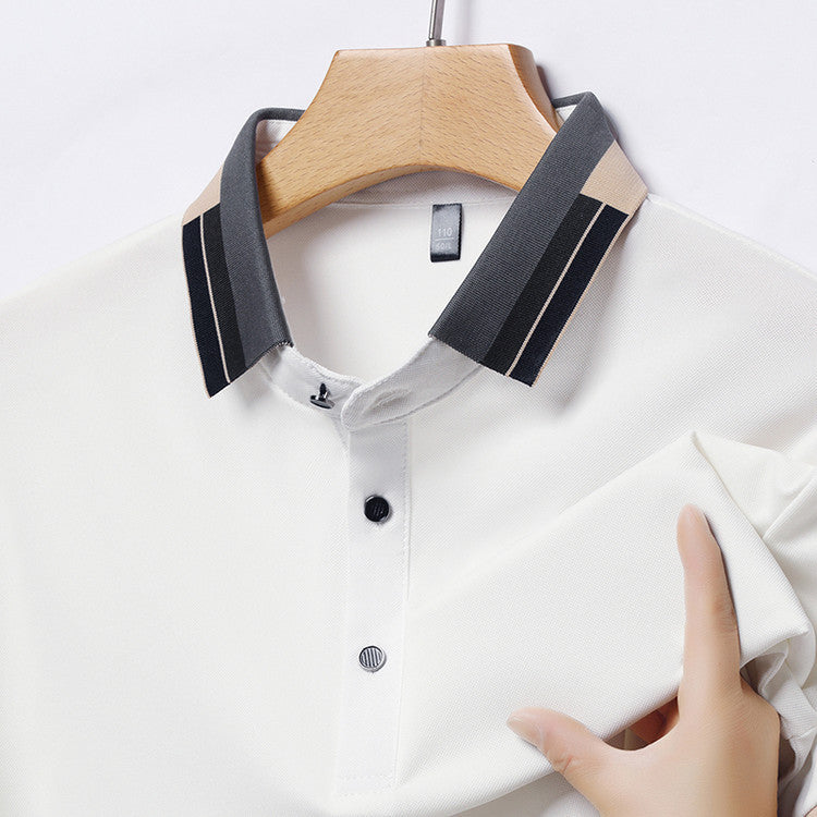 Chemise polo élégante pour homme avec col moderne et accents élégants Chic und Stil