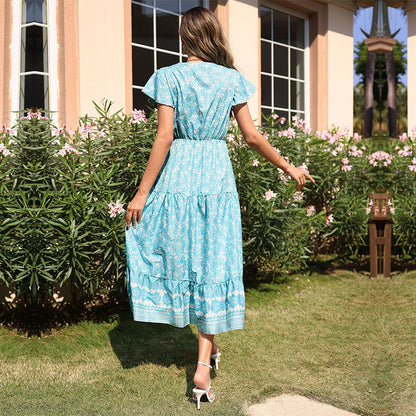 Robes maxi élégantes pour femmes avec des motifs détaillés Chic und Stil