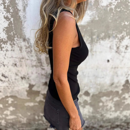 Dames Haut extensible confortable avec larges bretelles Chic und Stil