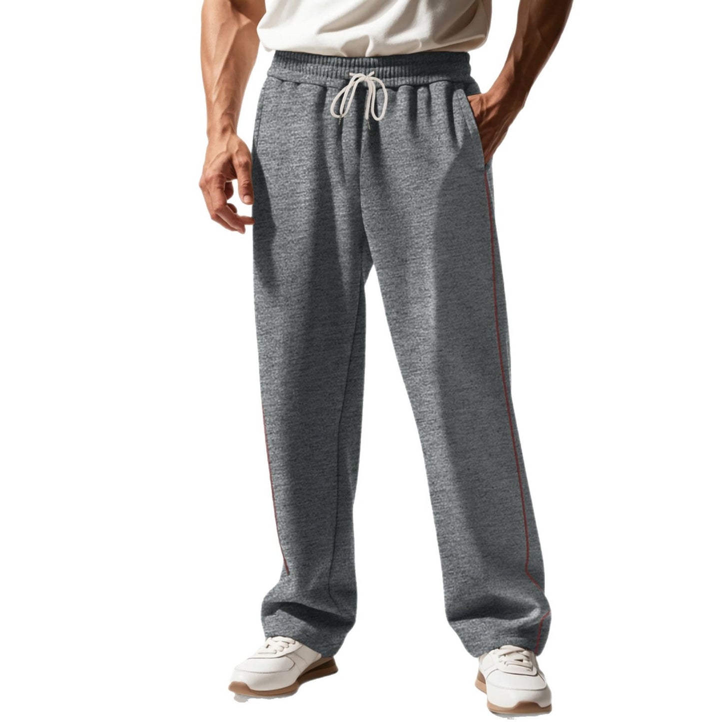 Casual pants for men with a comfortable belt Chic and Style