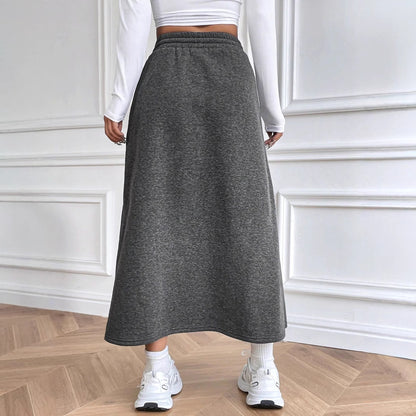 Jupe maxi sportive pour femmes avec poches pratiques et taille élastique Chic und Stil