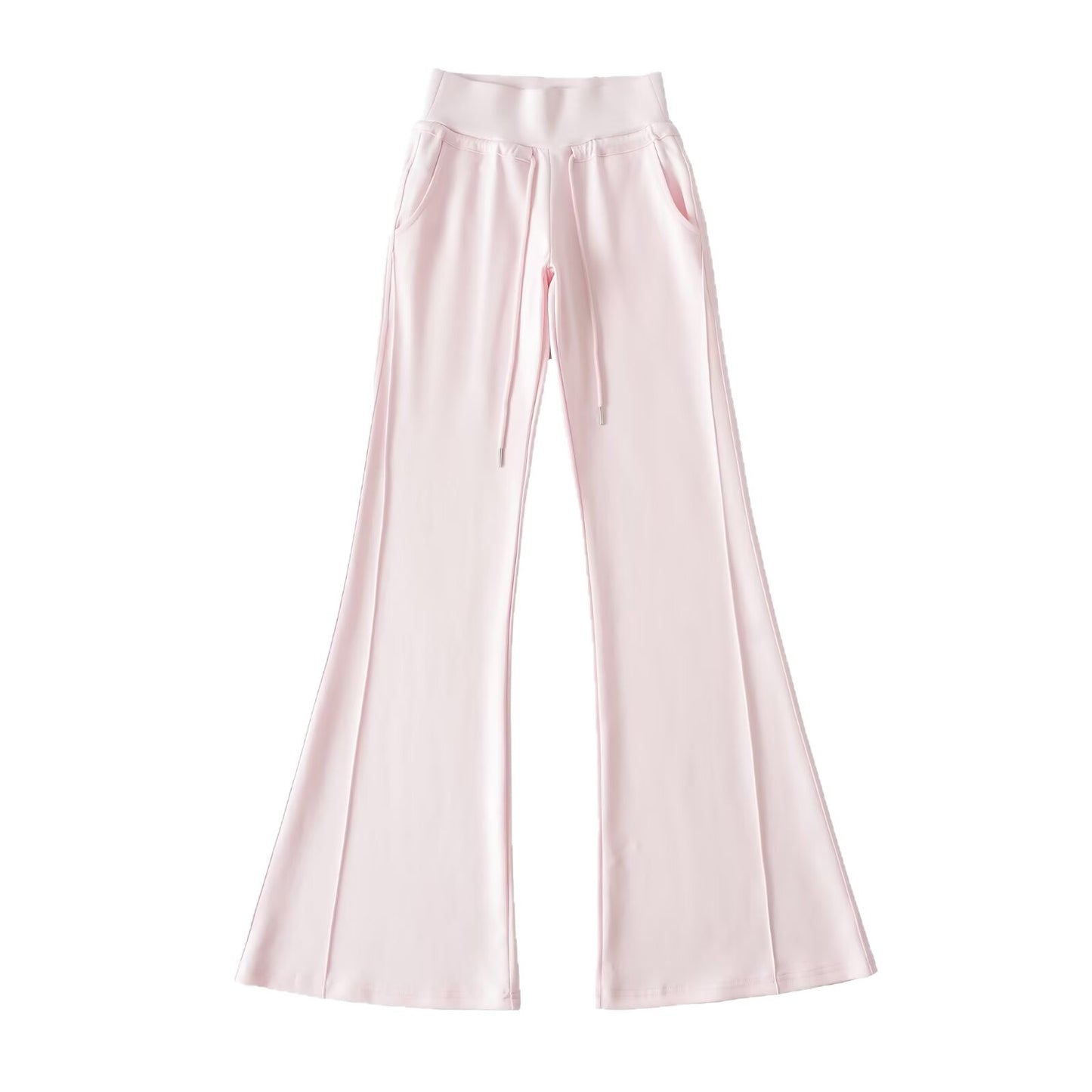 Women’s flared lounge pants with a high waist and practical side pockets Chic and Style